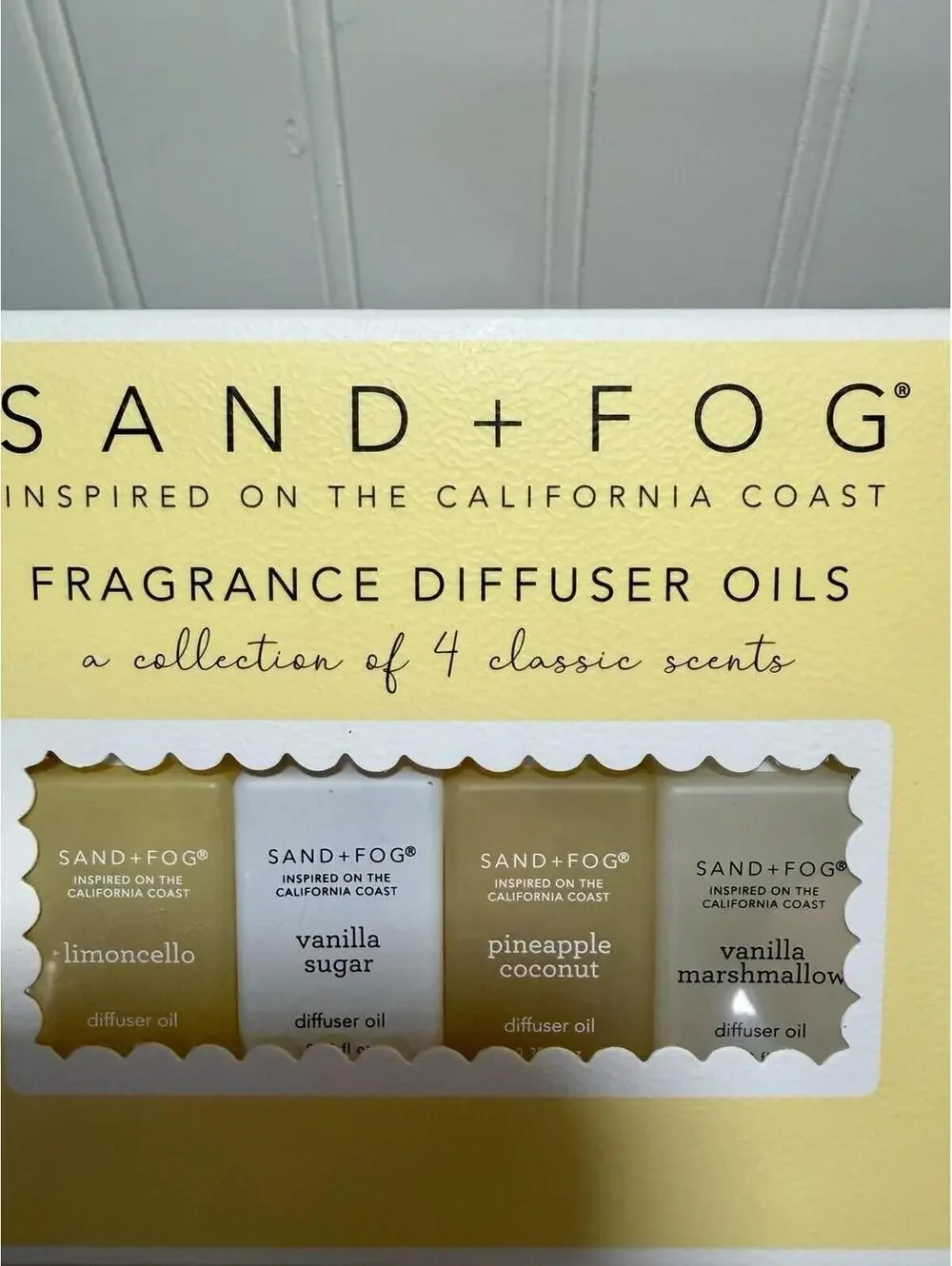 Sand + Fog Fragrance Diffuser Oils Gift Set Limoncello Vanilla Sugar NEW